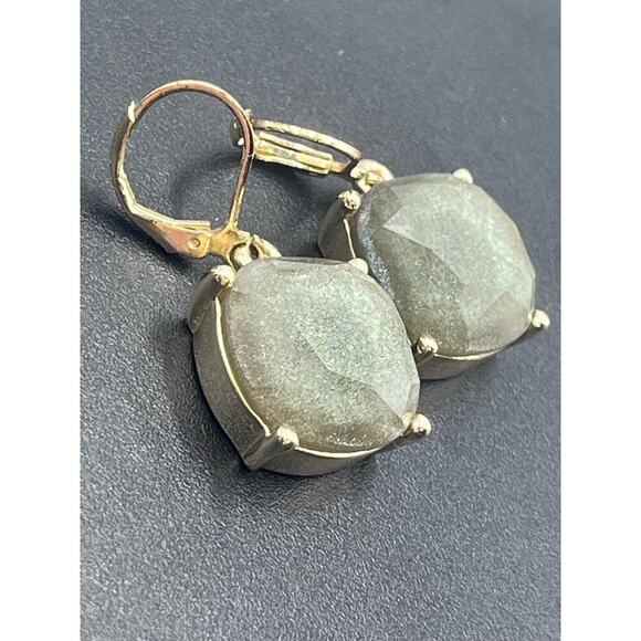 Joan Rivers Classic Collection Glimmer
Green Faceted Lucite‎ Pierced Earrings - Picture 3 of 14